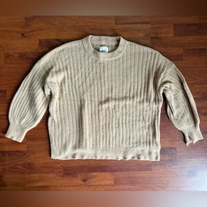 Aerie Buttercream Pullover Sweater Sz L